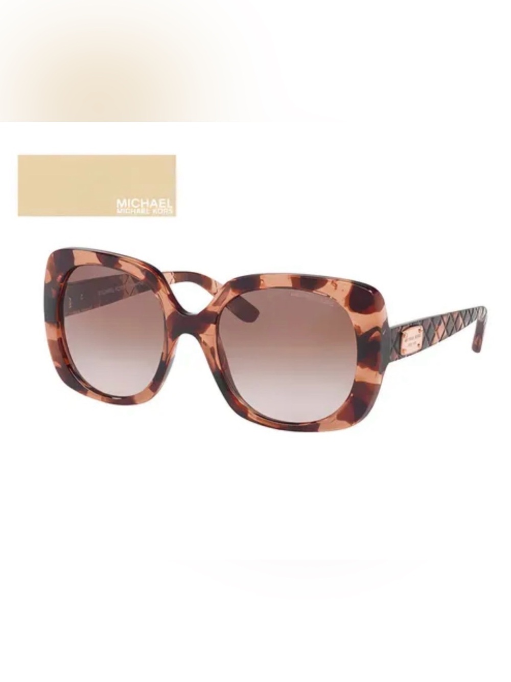 MICHAEL KORS Square Sunglasses with Gradient Lenses